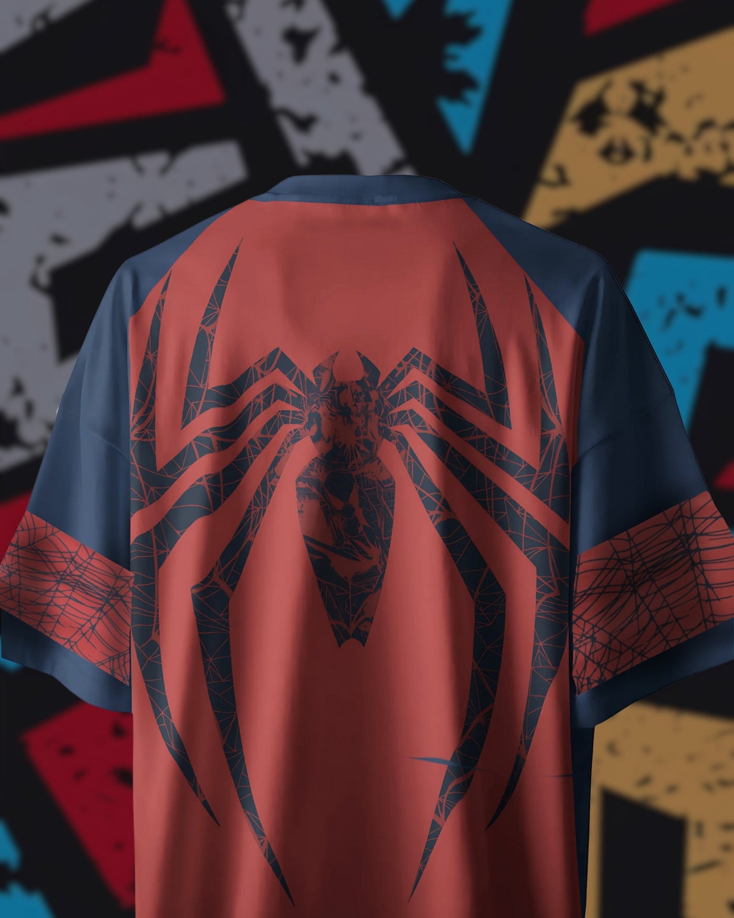 Spider-art Unisex AOP Oversized Jersey T-shirt