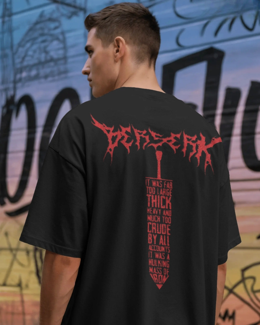 Berserk Dragon Slayer Unisex Premium Oversized T-Shirt