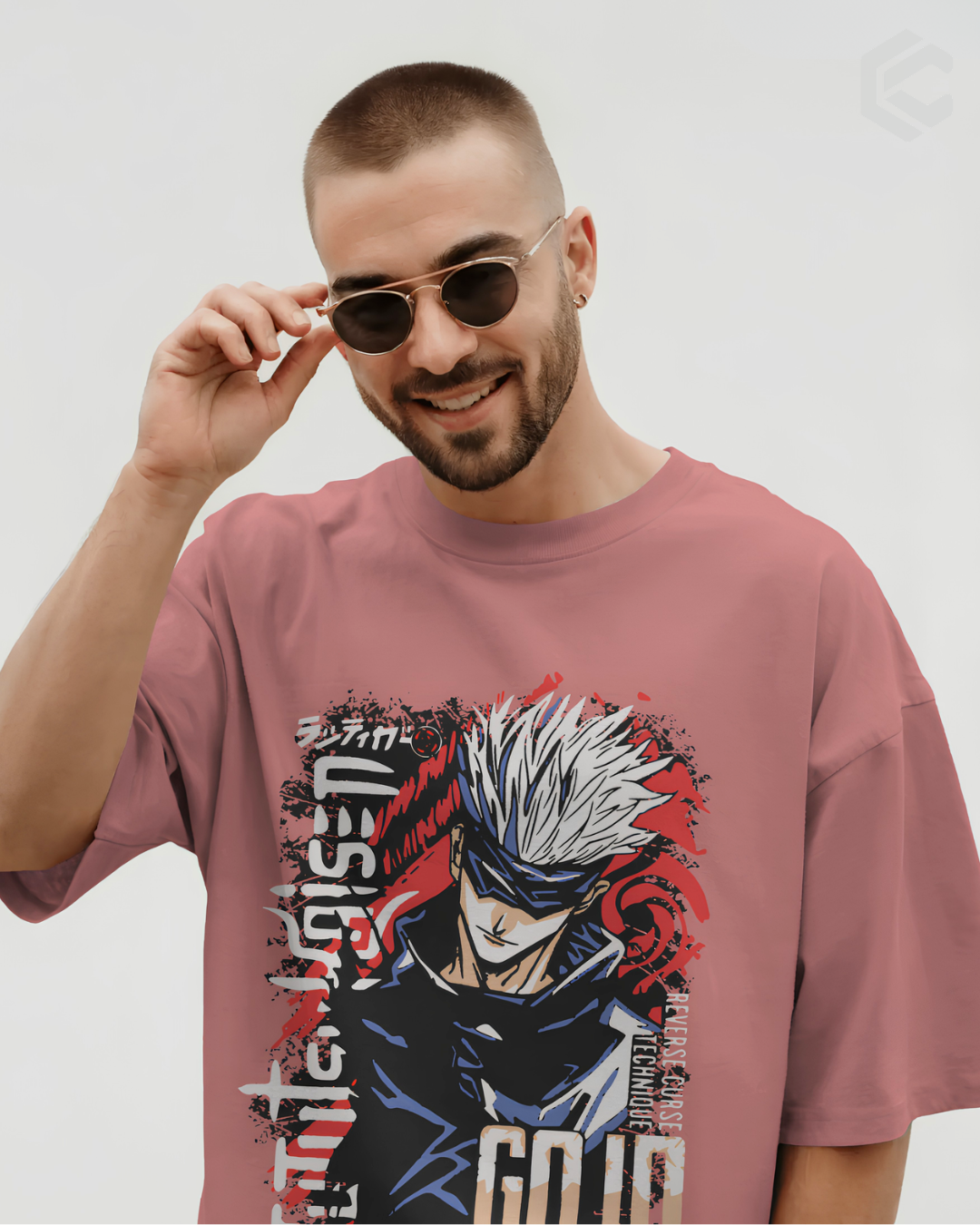 Gojo Saturu Custom Front Unisex Premium Oversized T-Shirt