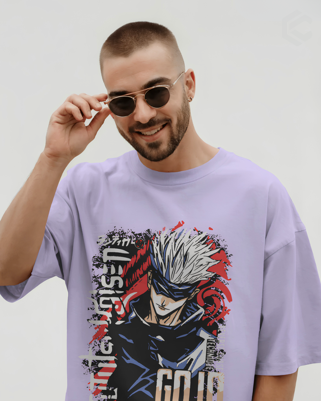 Gojo Saturu Custom Front Unisex Premium Oversized T-Shirt