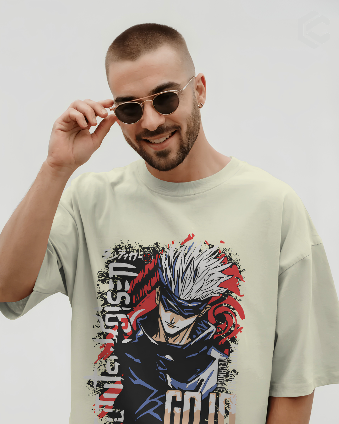 Gojo Saturu Custom Front Unisex Premium Oversized T-Shirt