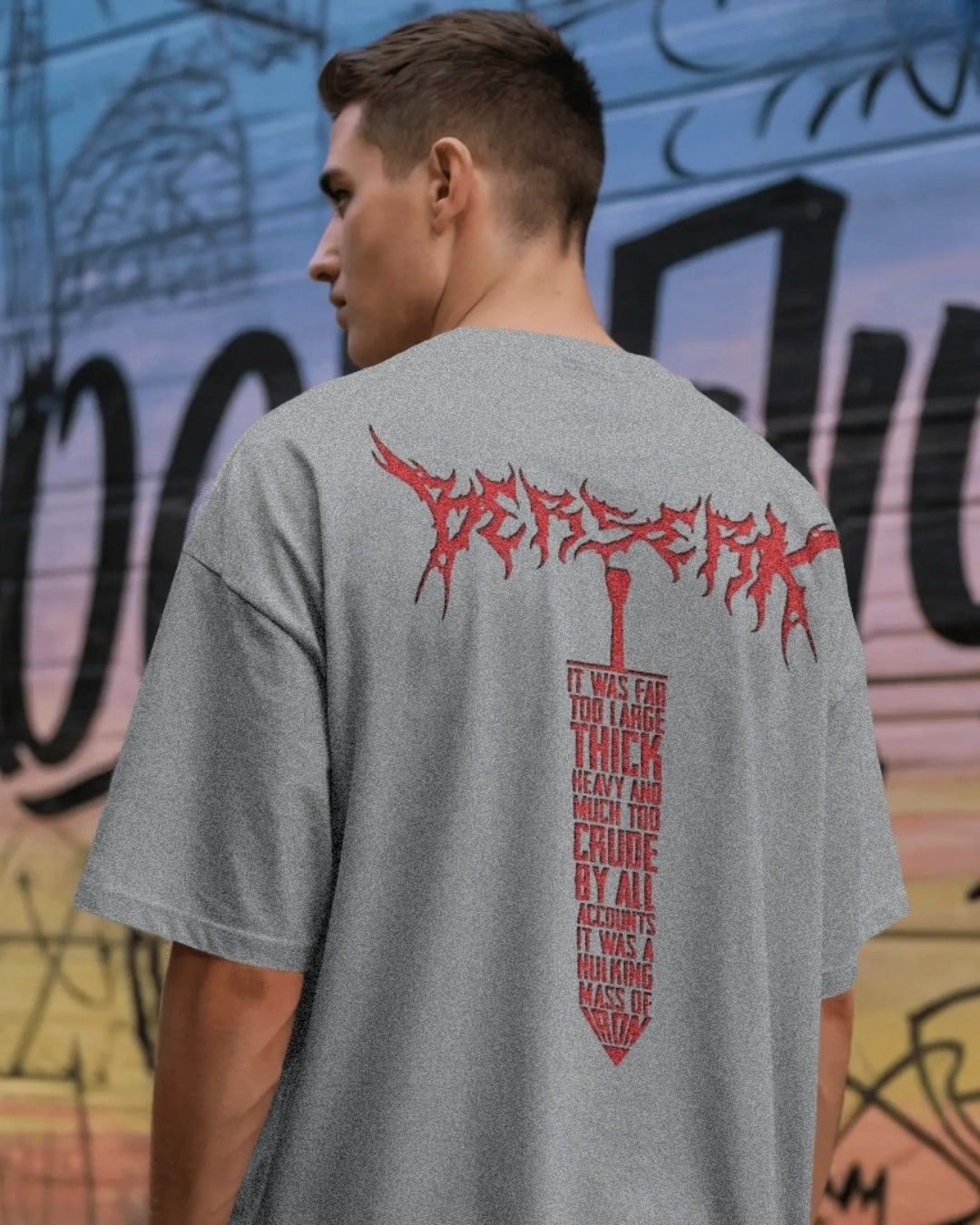 Berserk Dragon Slayer Unisex Premium Oversized T-Shirt