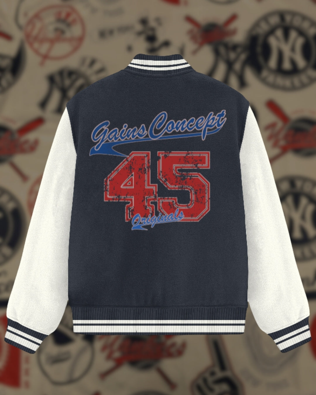 Gains Concept Originals 45 Unisex Varsity Jacket
