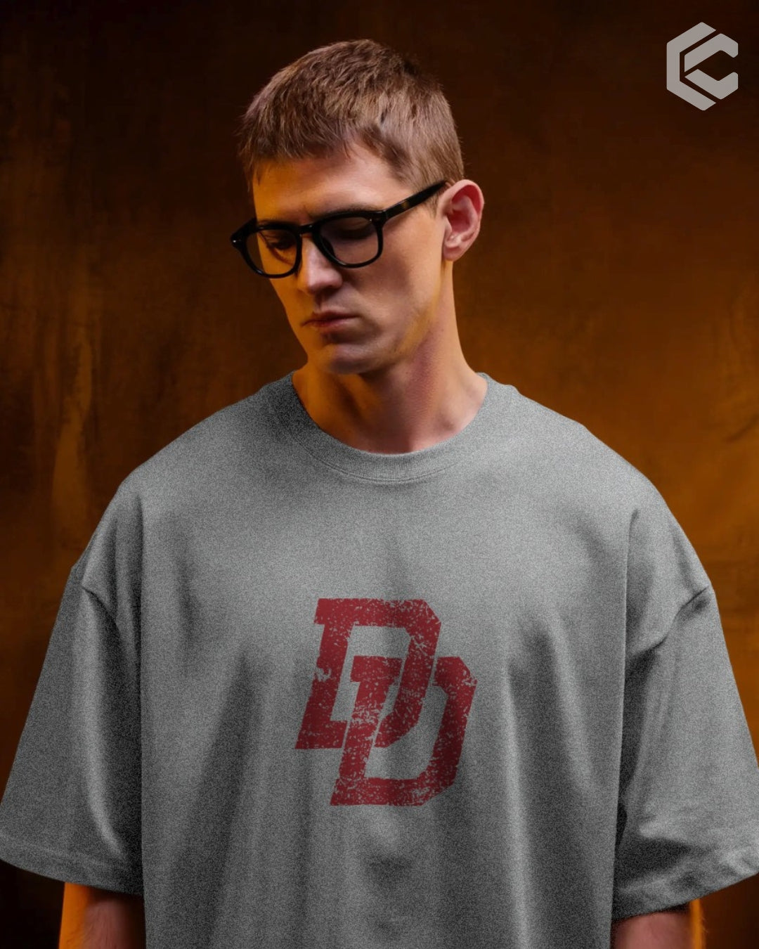 Daredevil classic logo Unisex Premium Oversized T-Shirt