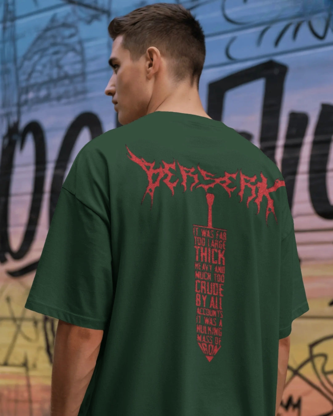 Berserk Dragon Slayer Unisex Premium Oversized T-Shirt