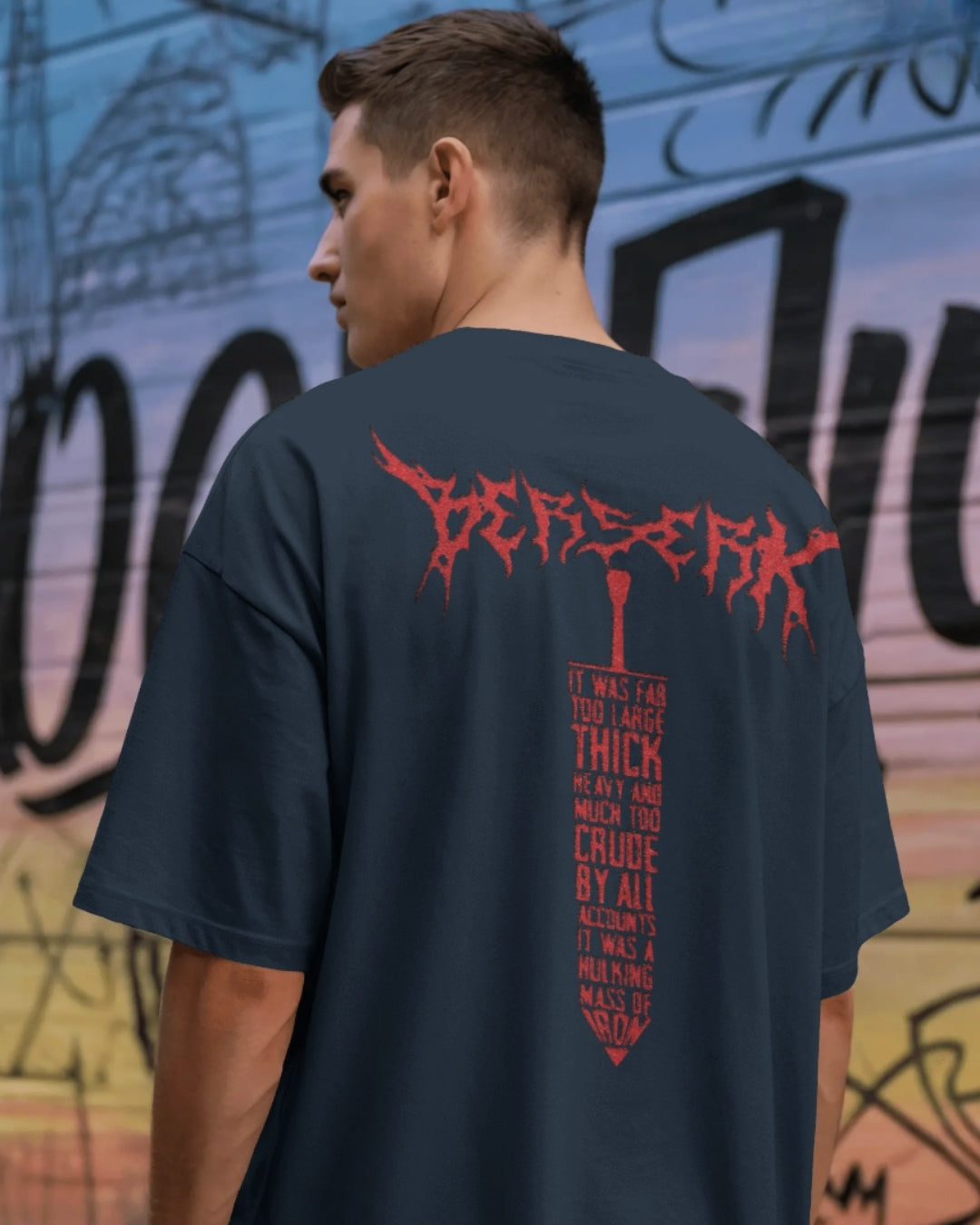Berserk Dragon Slayer Unisex Premium Oversized T-Shirt