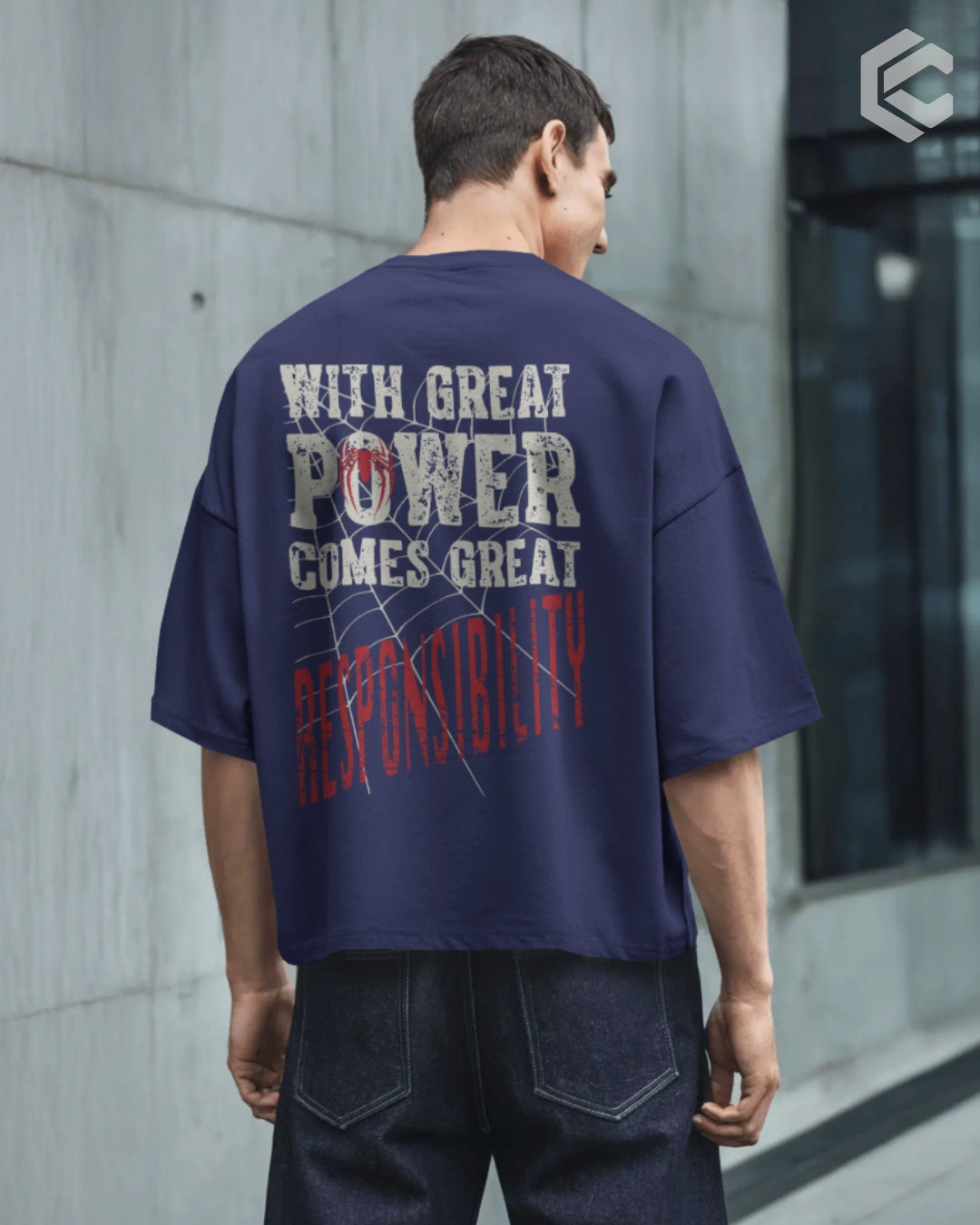 Spidey Quote Unisex Premium Oversized T-Shirt