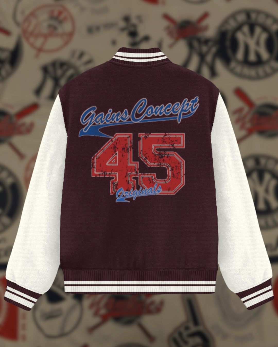 Gains Concept Originals 45 Unisex Varsity Jacket