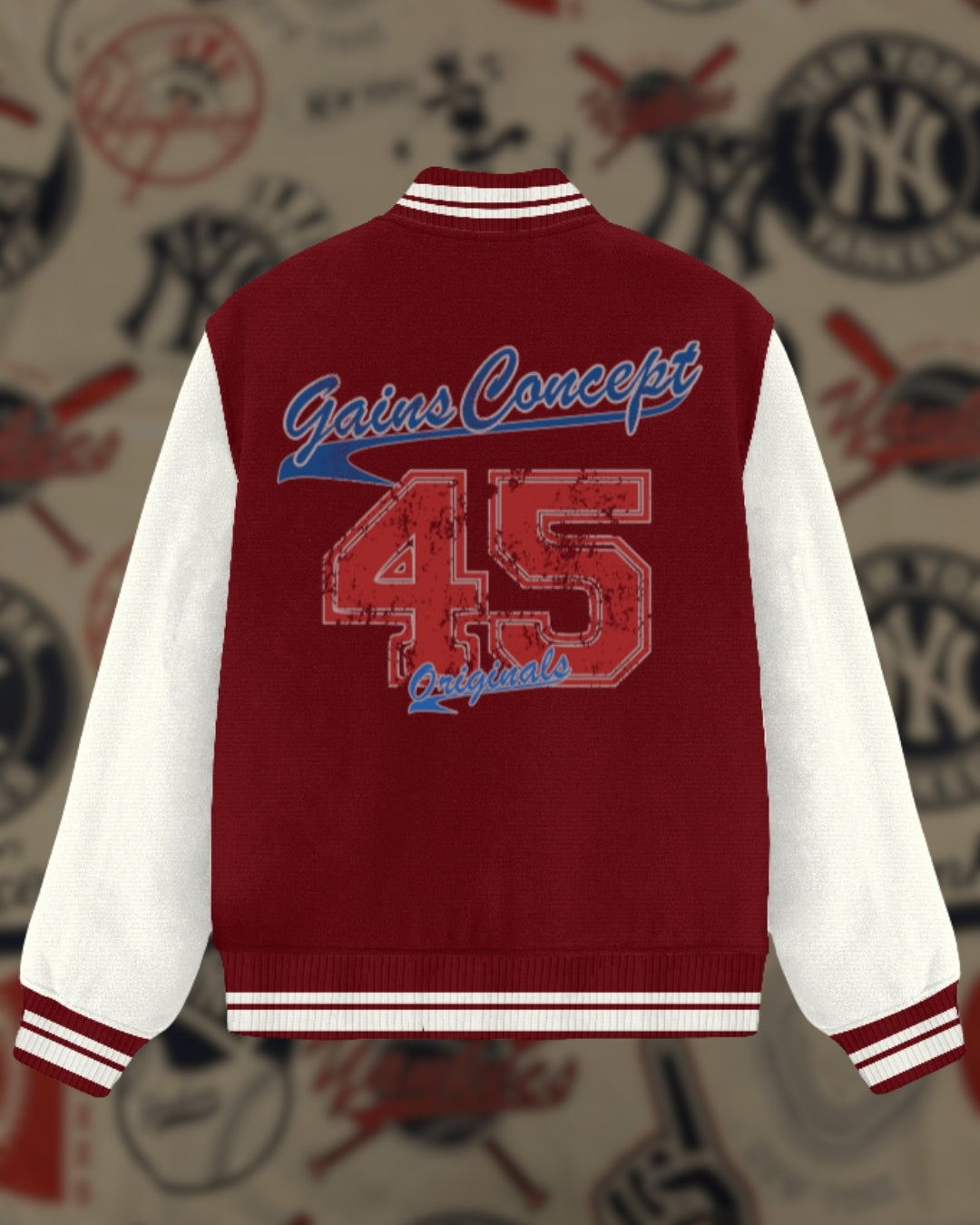 Gains Concept Originals 45 Unisex Varsity Jacket