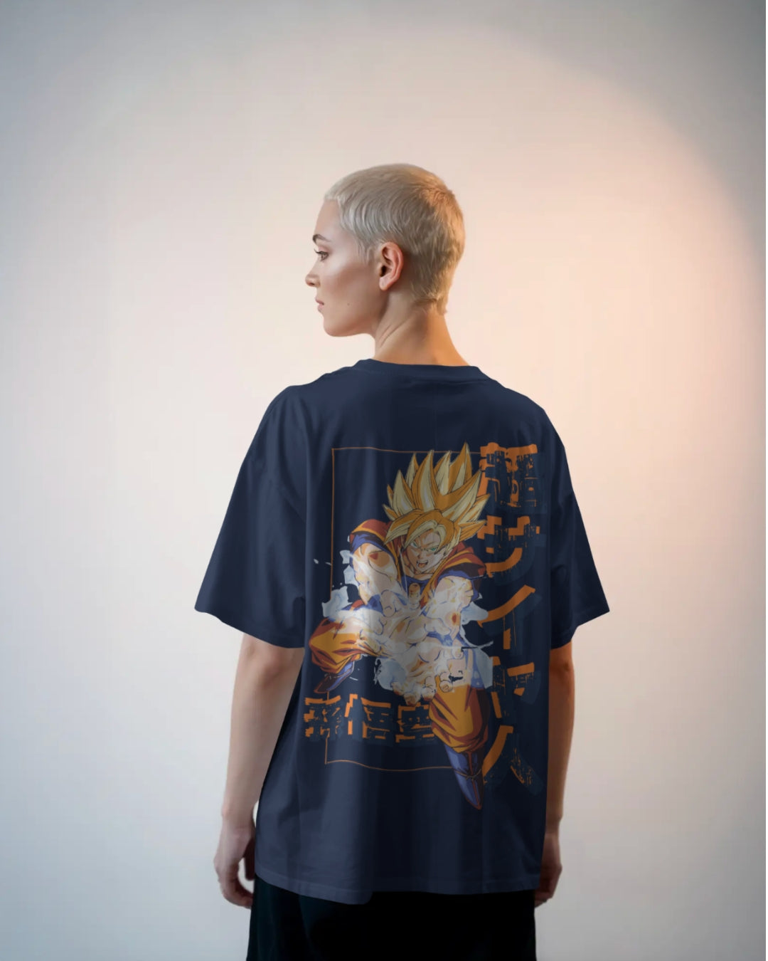 Super Saiyan Goku Unisex Premium Oversized T-Shirt