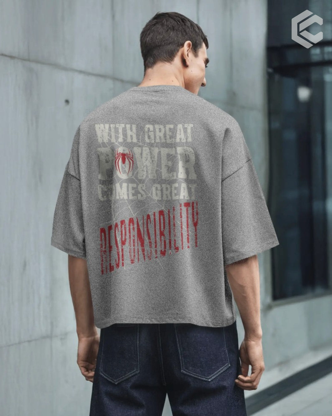 Spidey Quote Unisex Premium Oversized T-Shirt
