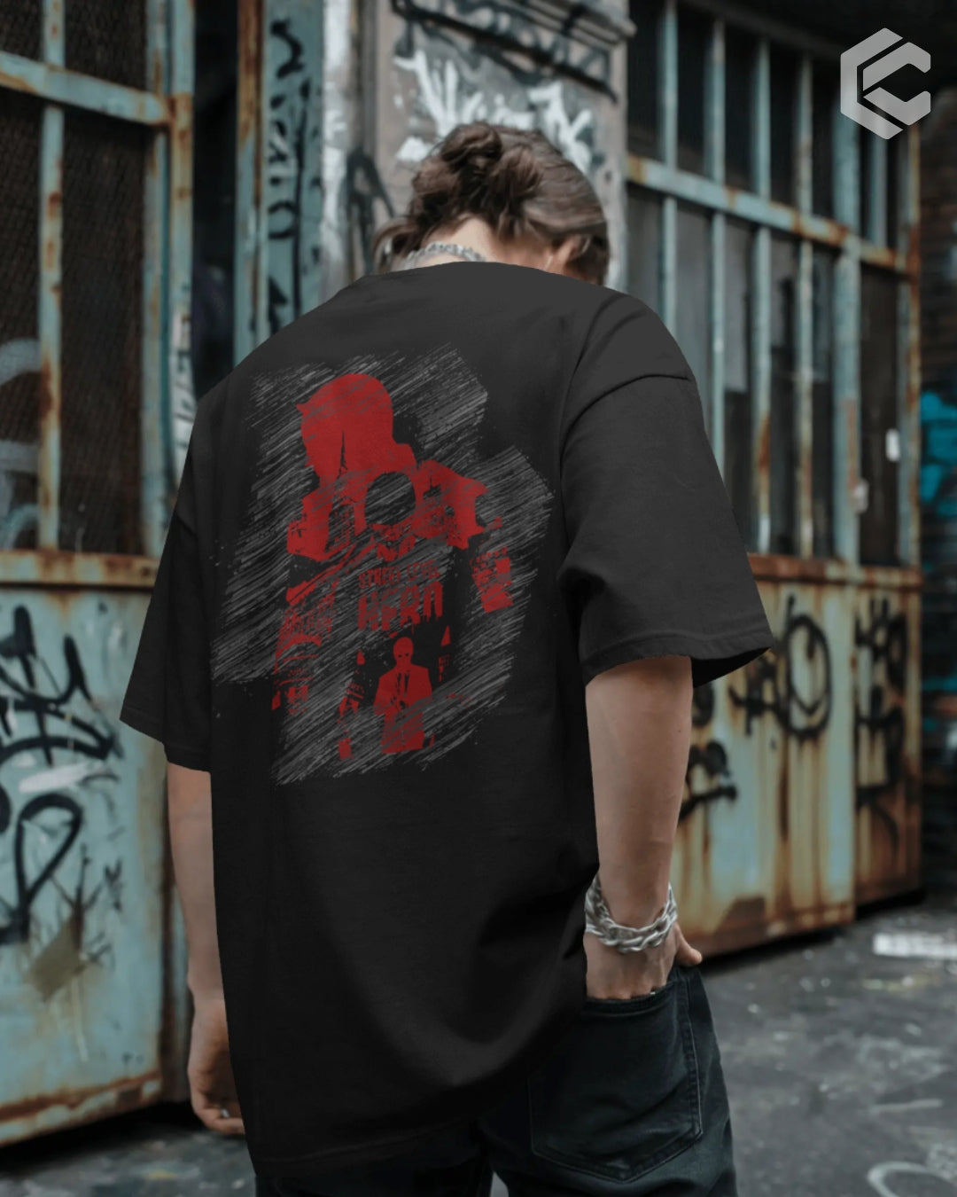 DD Street Hero Unisex Premium Oversized T-Shirt