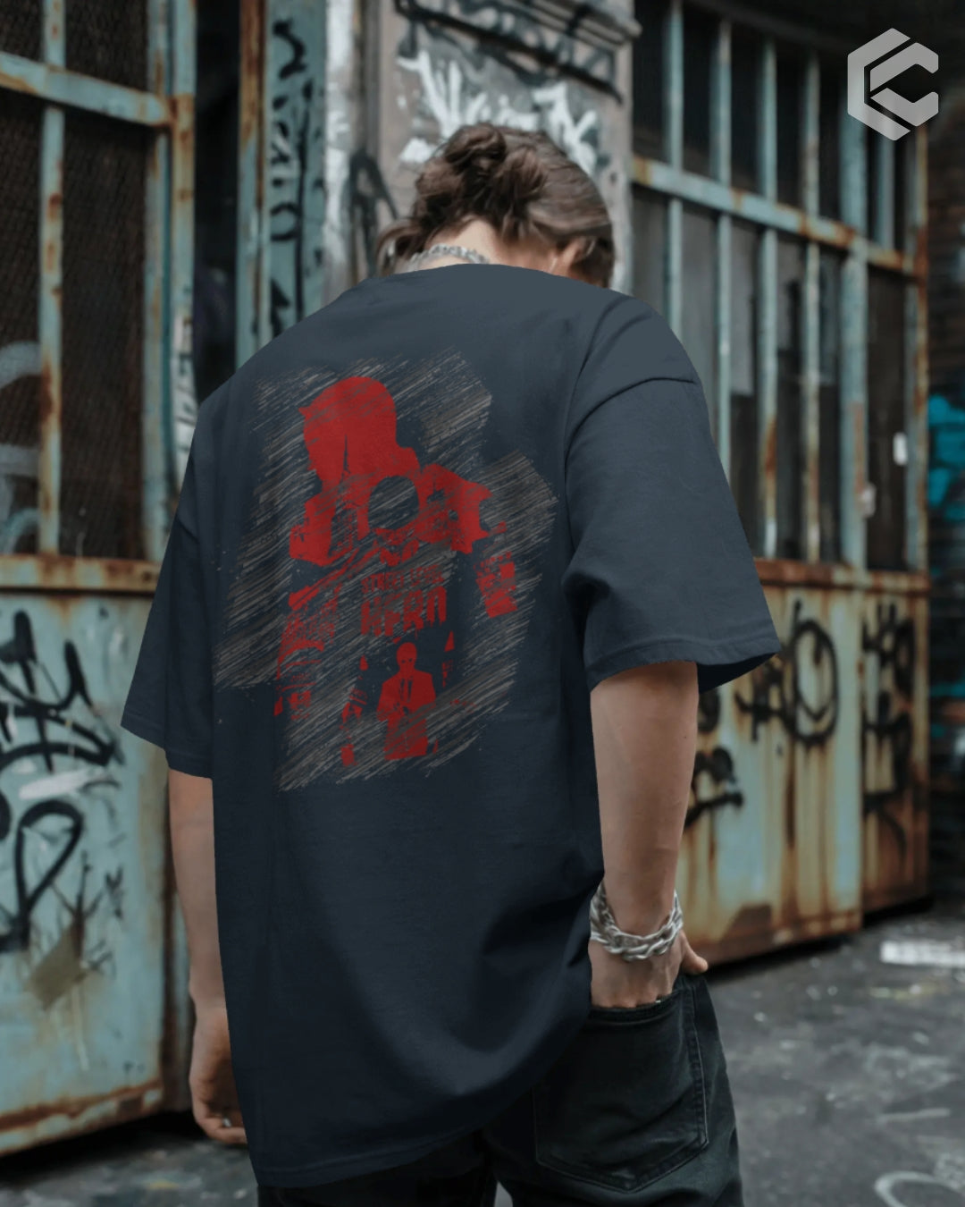 DD Street Hero Unisex Premium Oversized T-Shirt