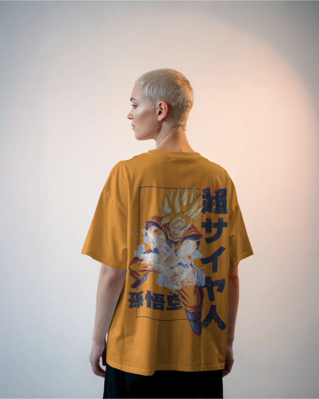 Super Saiyan Goku Unisex Premium Oversized T-Shirt