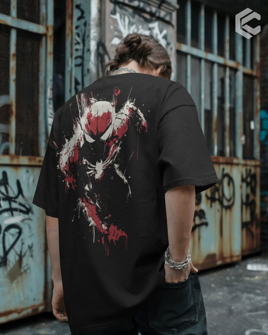 Spidey Drip Unisex Premium Oversized T-Shirt