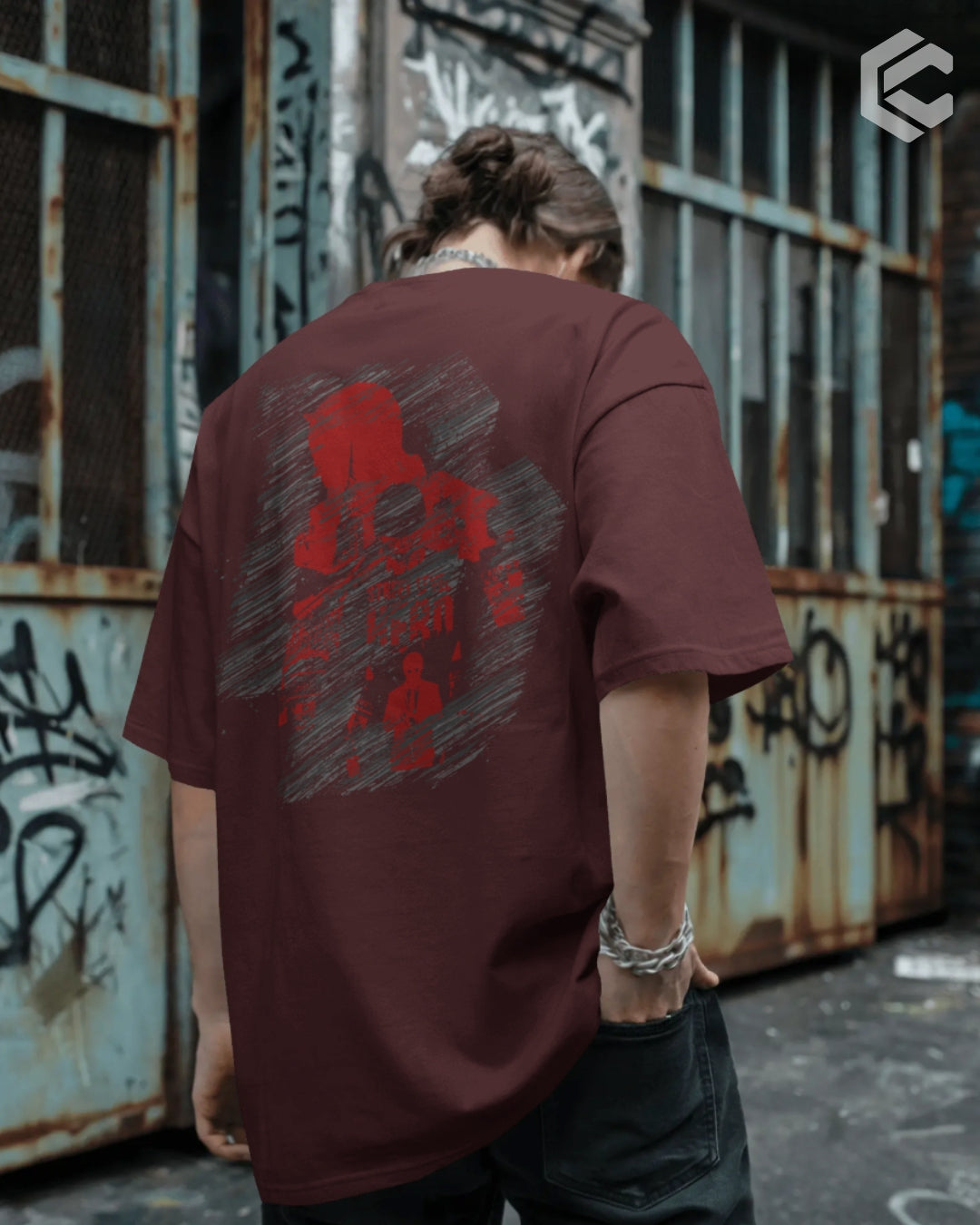 DD Street Hero Unisex Premium Oversized T-Shirt