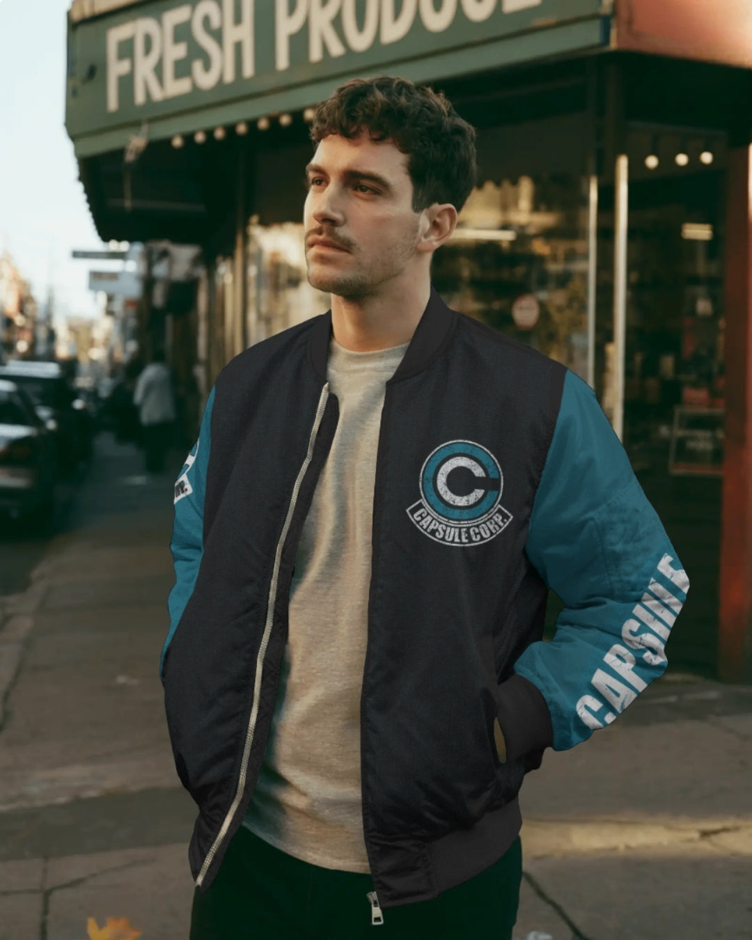 Capsule Corp Unisex Bomber Jacket