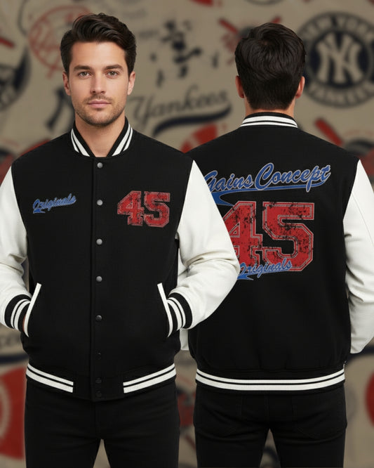 Gains Concept Originals 45 Unisex Varsity Jacket