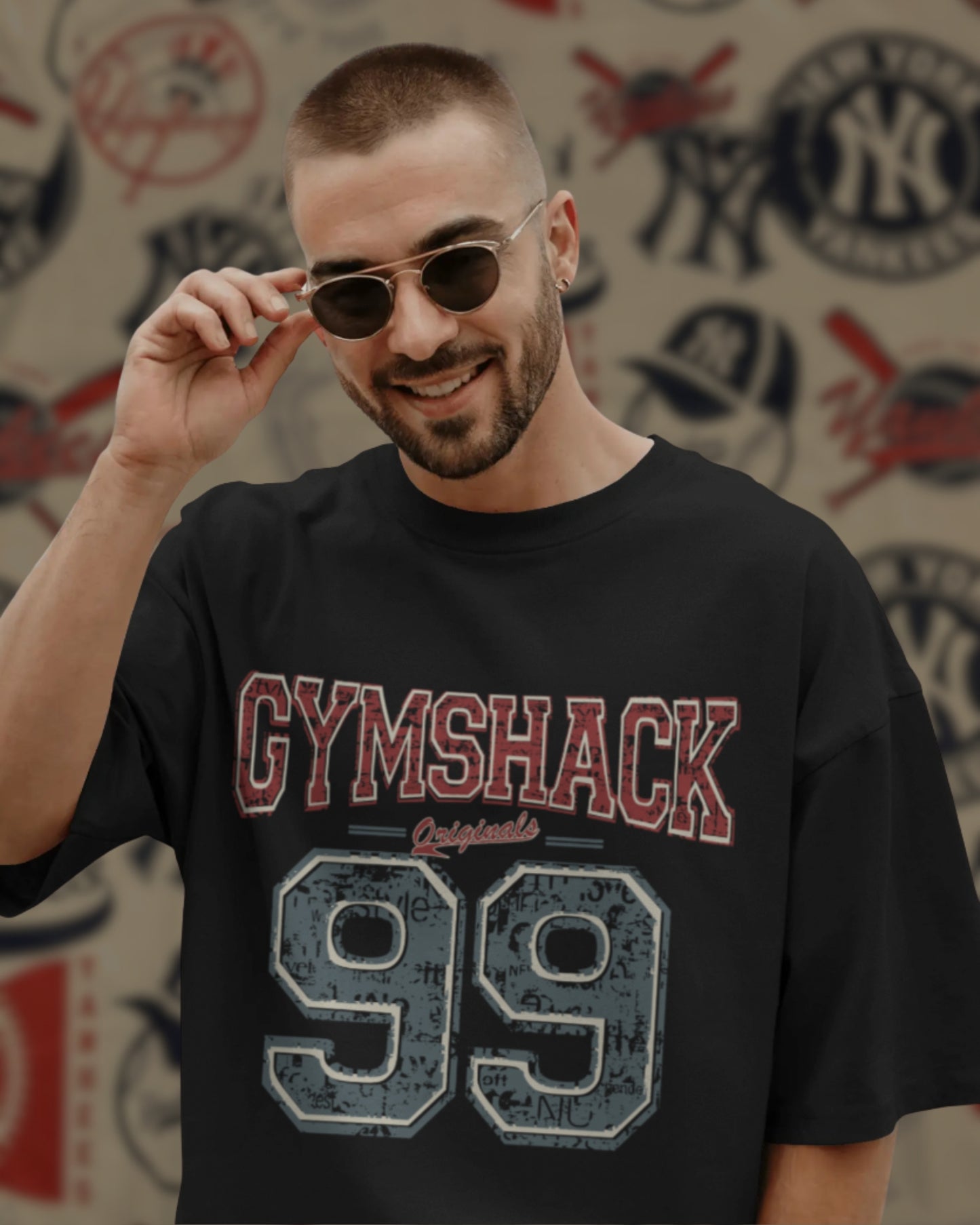 Gymshack 99 Unisex Premium Oversized T-Shirt