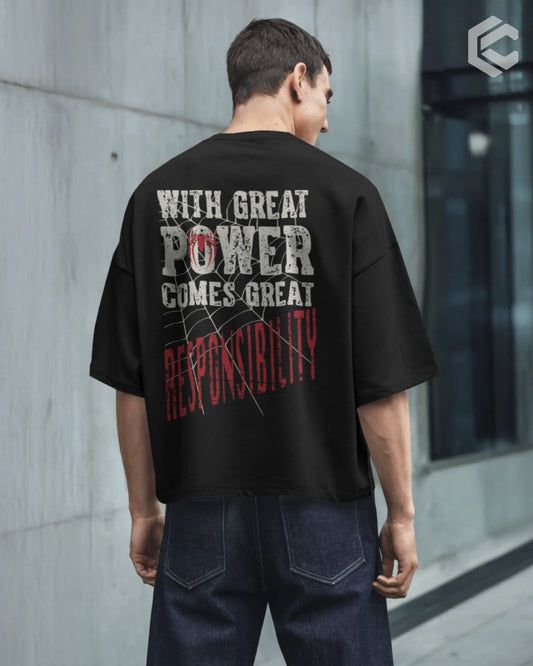 Spidey Quote Unisex Premium Oversized T-Shirt