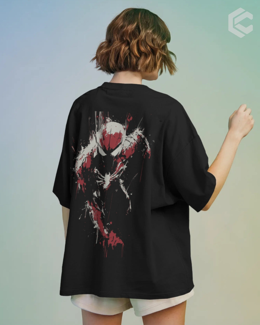 Spidey Drip Unisex Premium Oversized T-Shirt