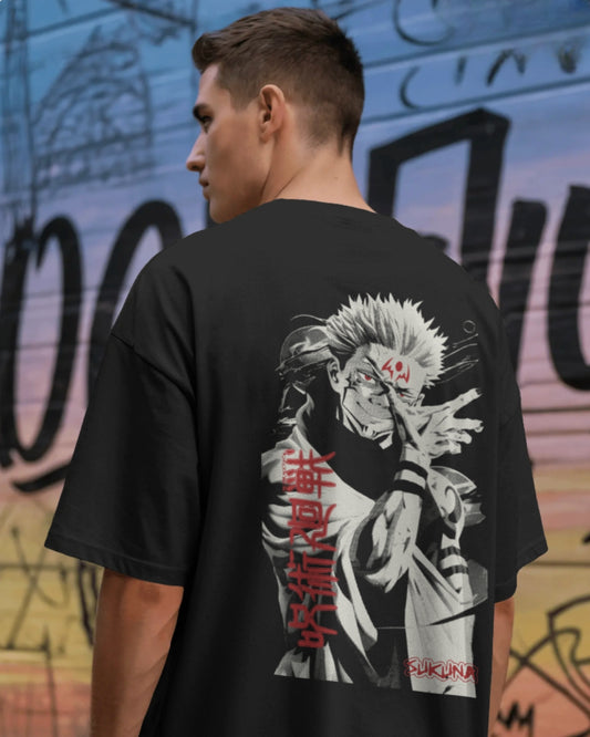 Sukuna Jujustu Kaisen Unisex Premium Oversized T-Shirt