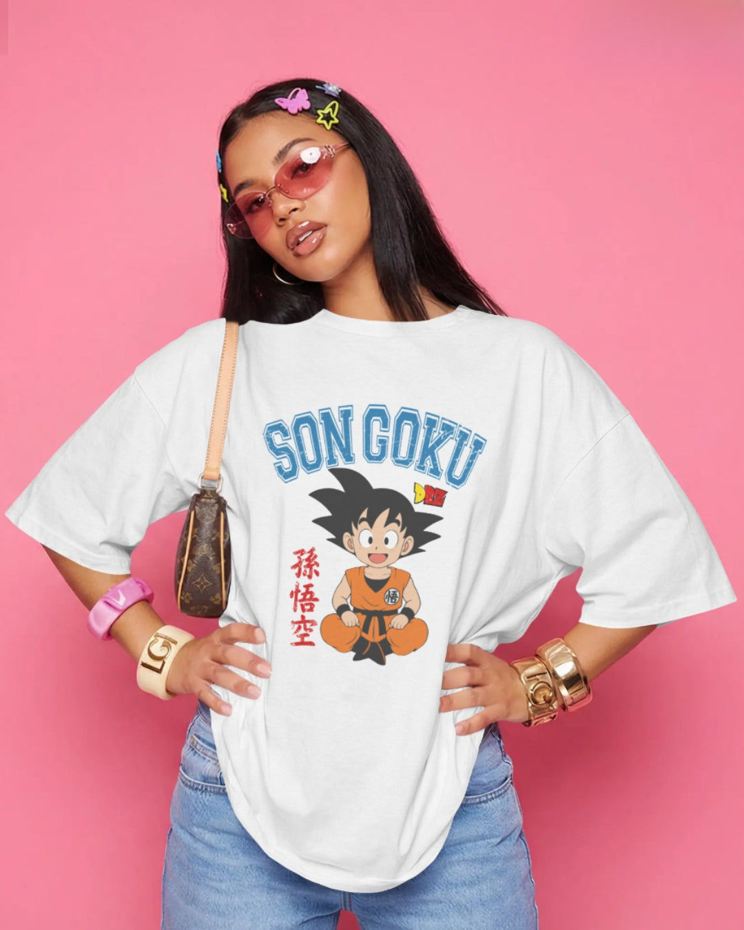 Son Goku kid Unisex Premium Oversized T-Shirt