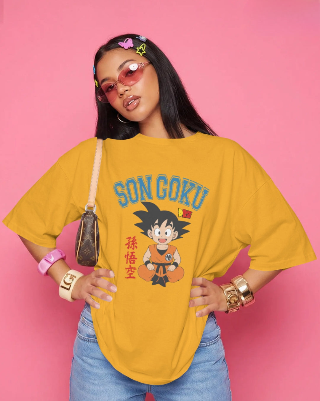 Son Goku kid Unisex Premium Oversized T-Shirt