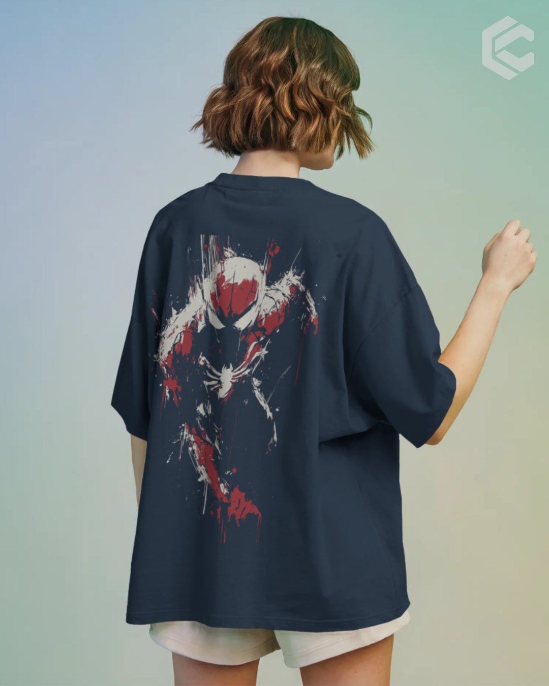 Spidey Drip Unisex Premium Oversized T-Shirt