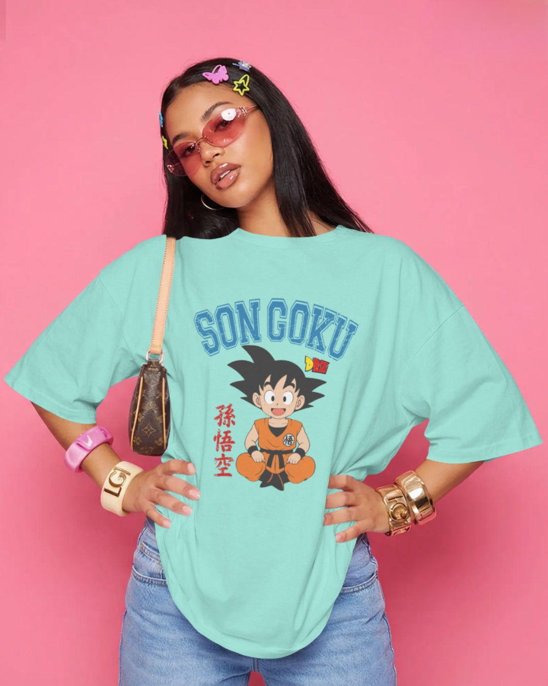 Son Goku kid Unisex Premium Oversized T-Shirt