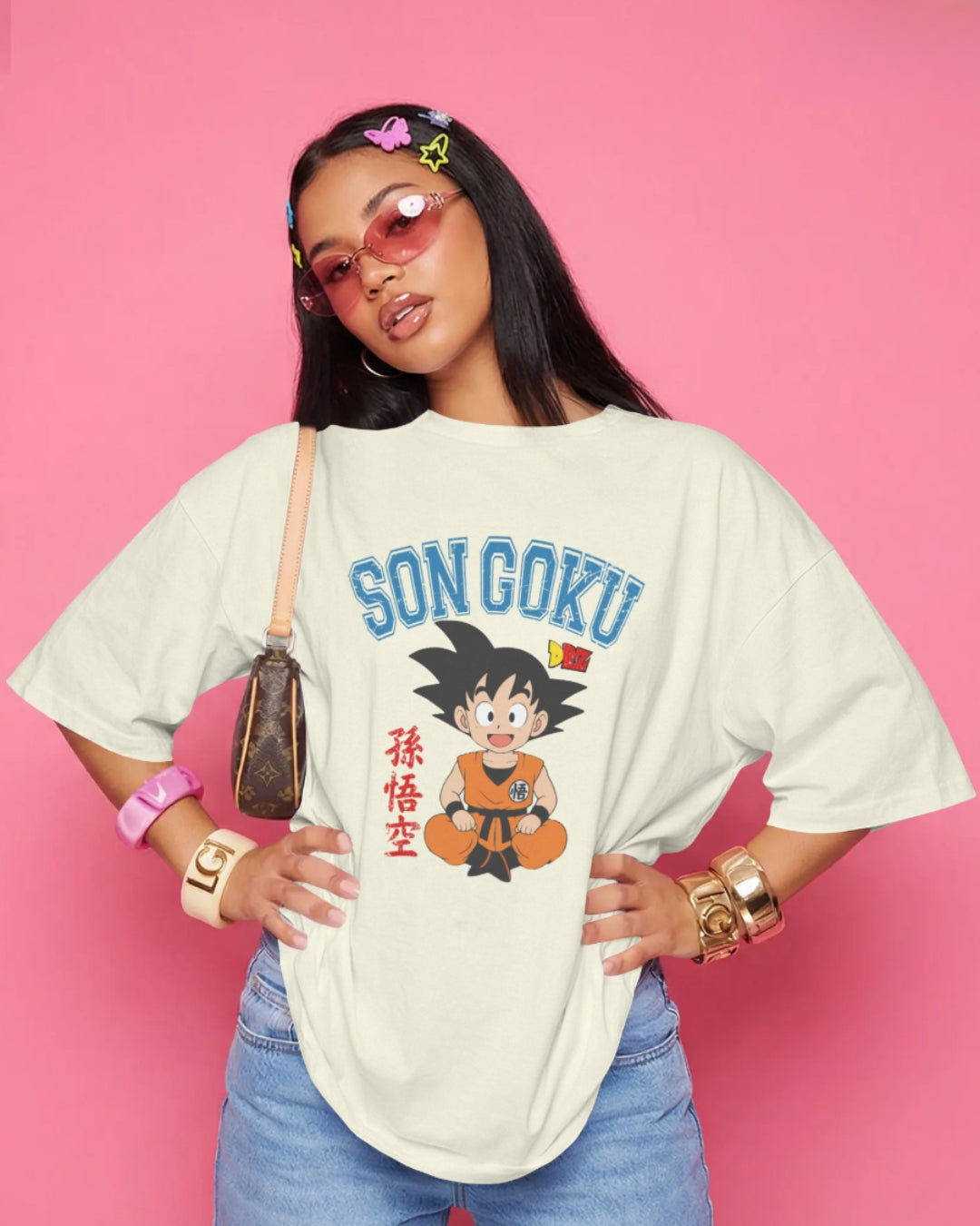 Son Goku kid Unisex Premium Oversized T-Shirt
