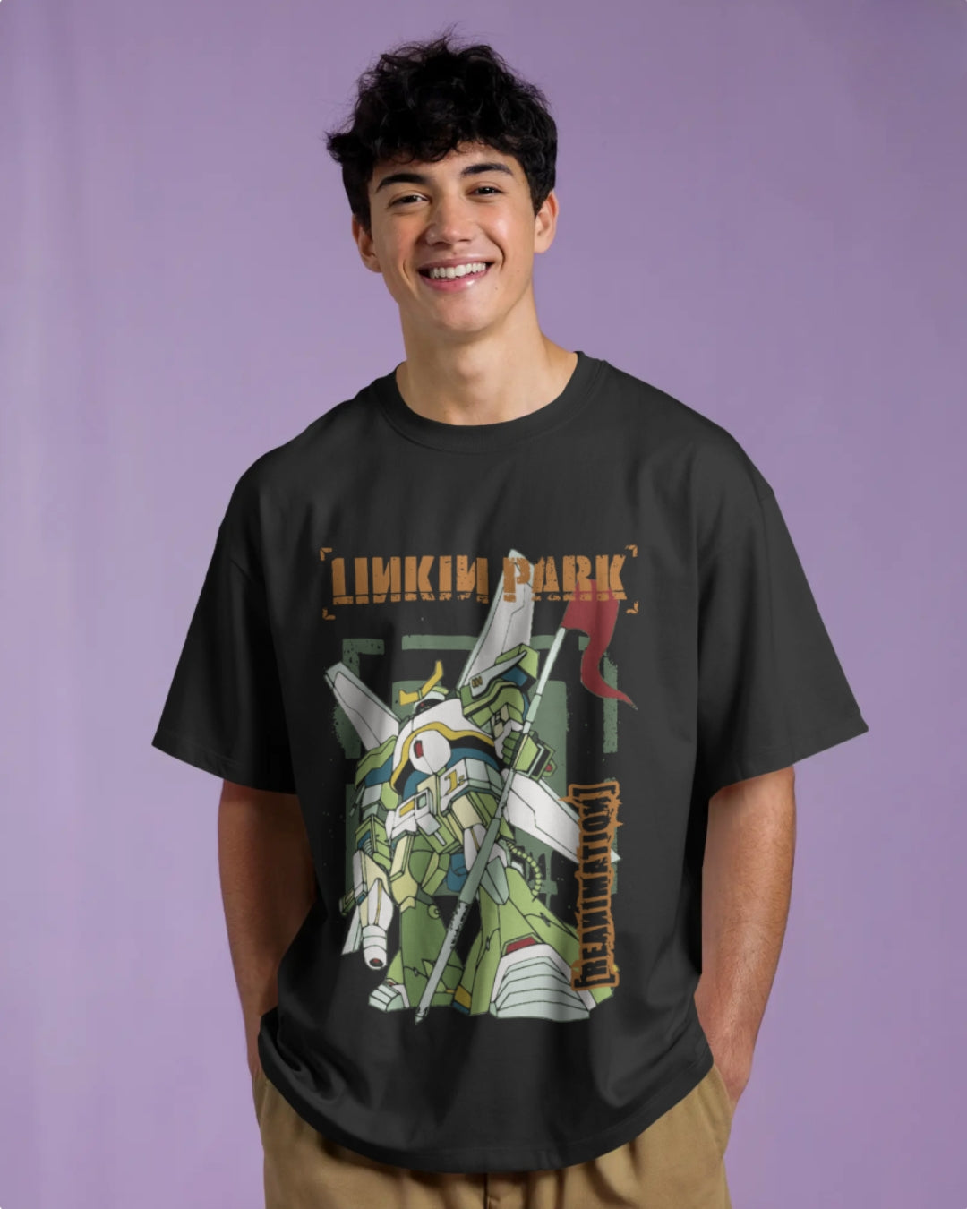 Linkin Park Vol-2 Reanimation Unisex Premium Oversized T-Shirt