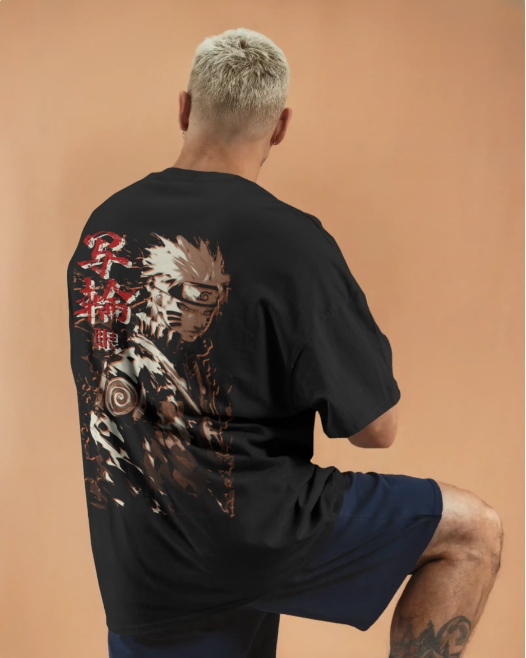 Naruto Dark Unisex Premium Oversized T-Shirt