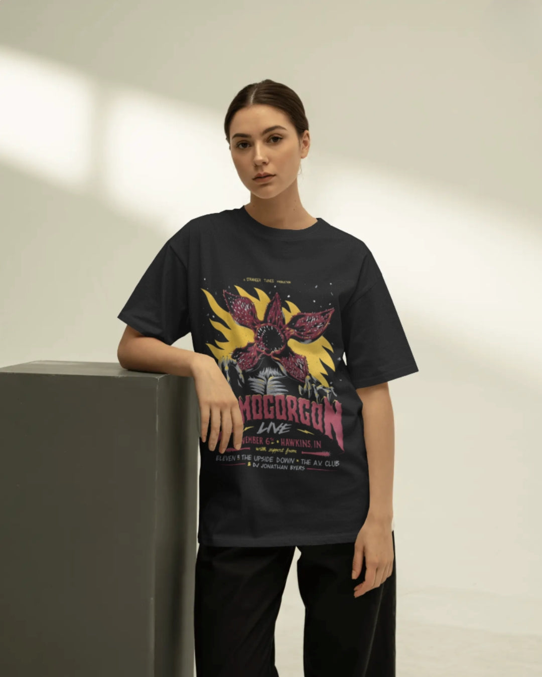 Demogorgan Live Unisex Premium Oversized T-Shirt