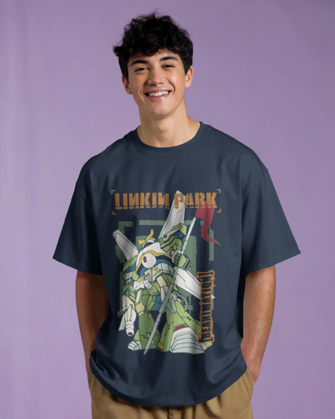 Linkin Park Vol-2 Reanimation Unisex Premium Oversized T-Shirt