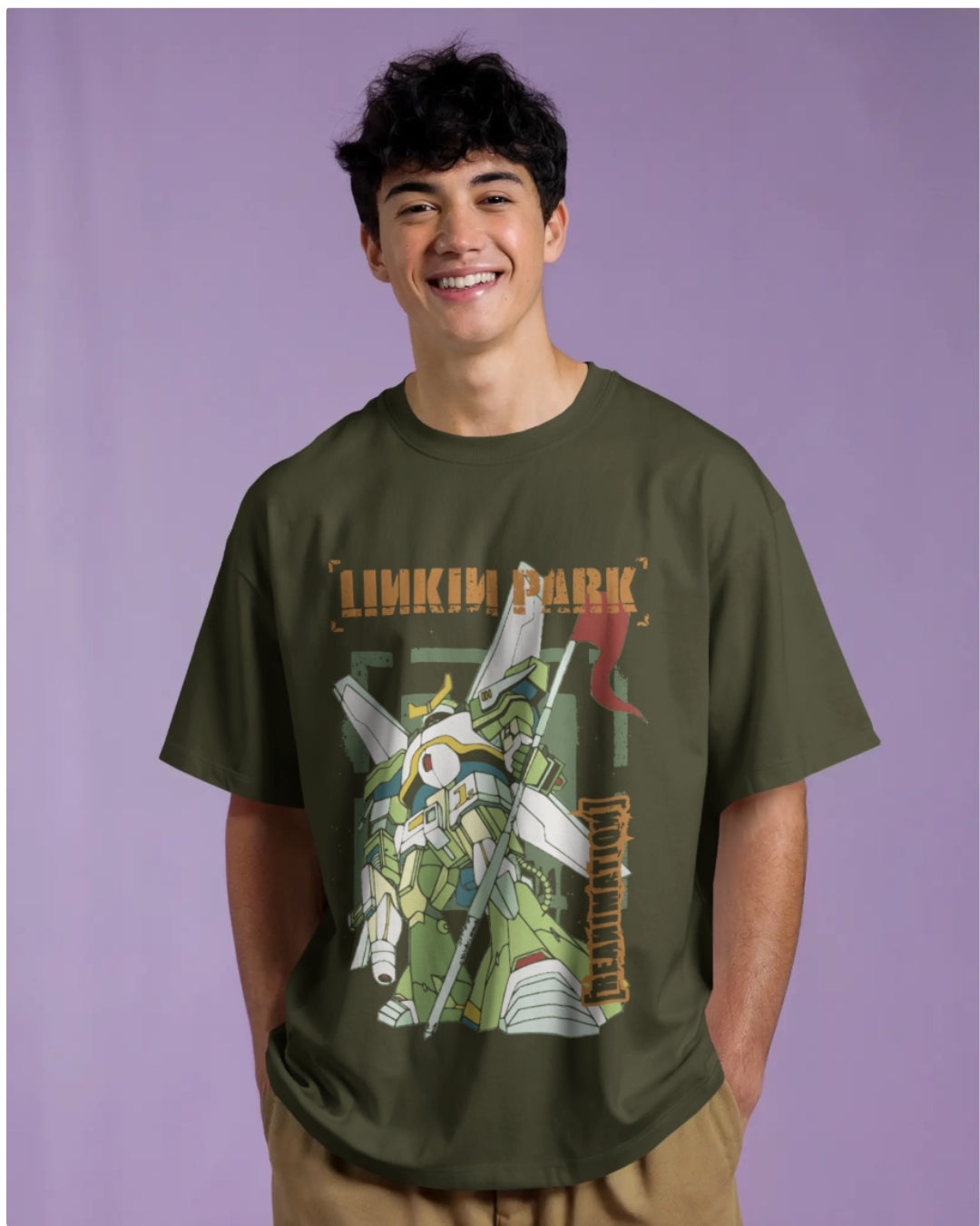 Linkin Park Vol-2 Reanimation Unisex Premium Oversized T-Shirt