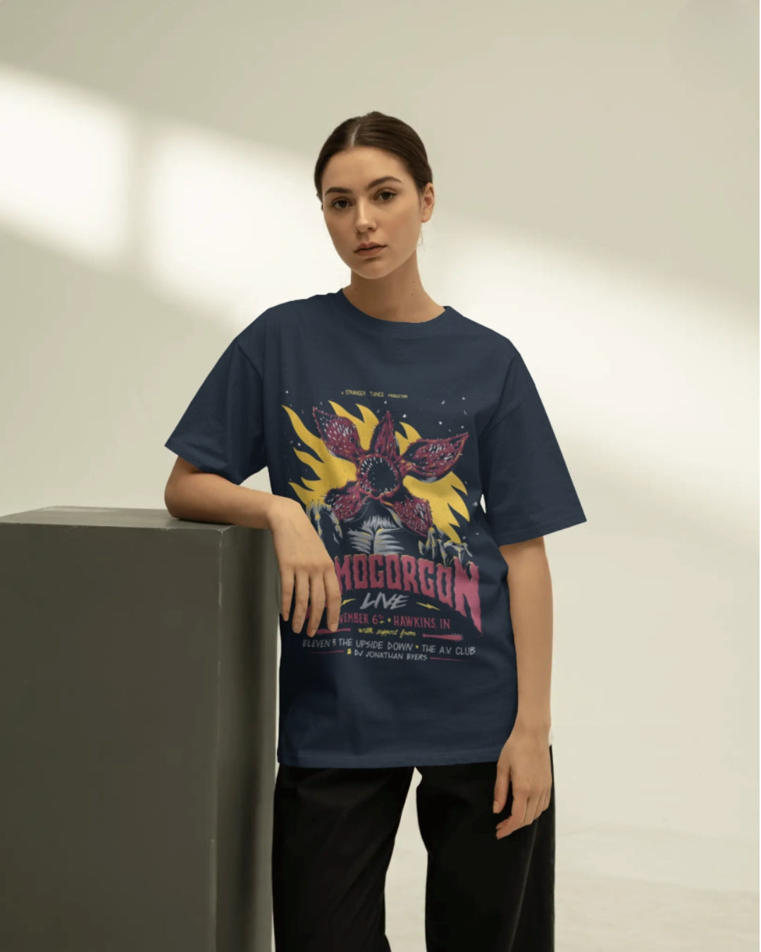 Demogorgan Live Unisex Premium Oversized T-Shirt