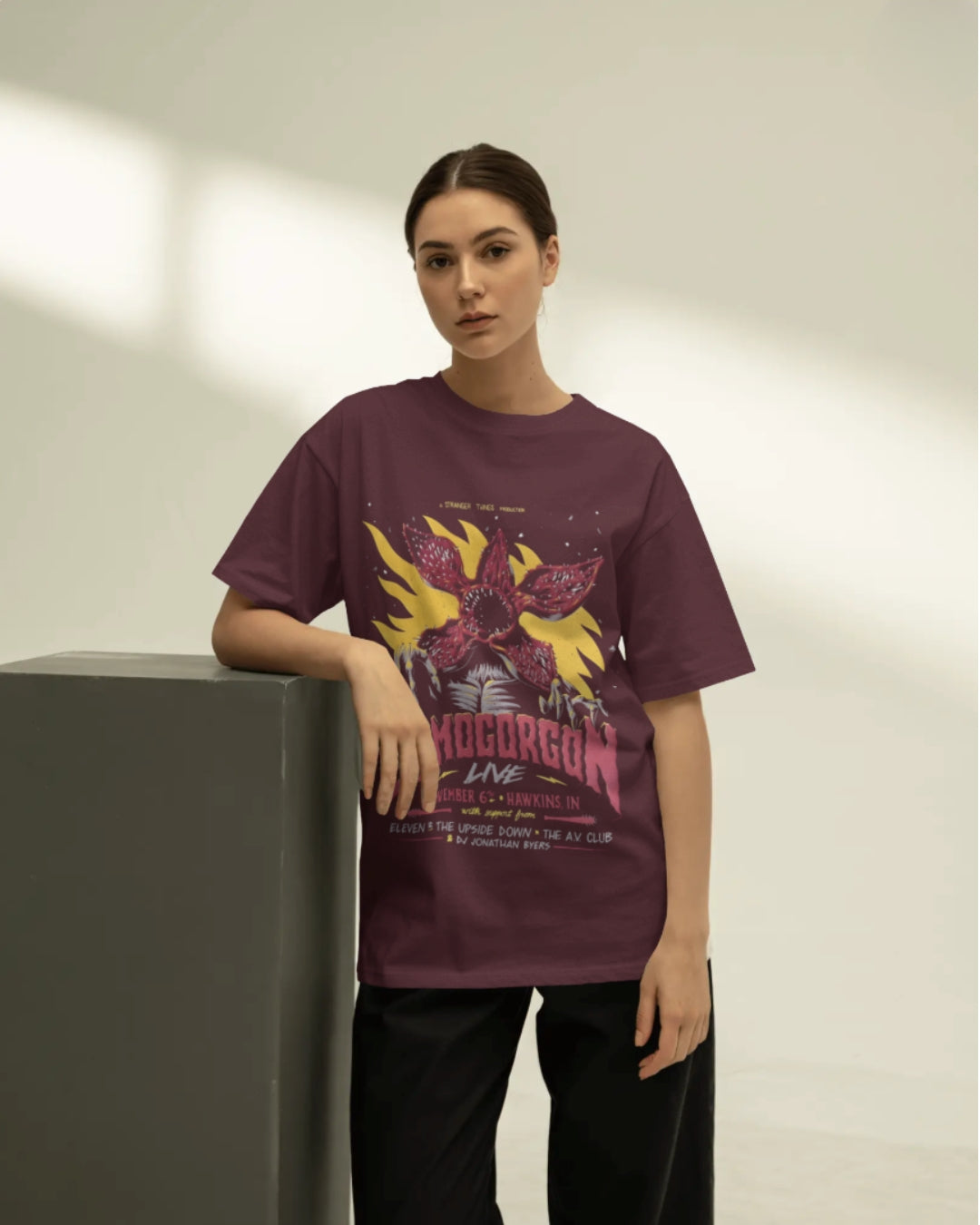 Demogorgan Live Unisex Premium Oversized T-Shirt
