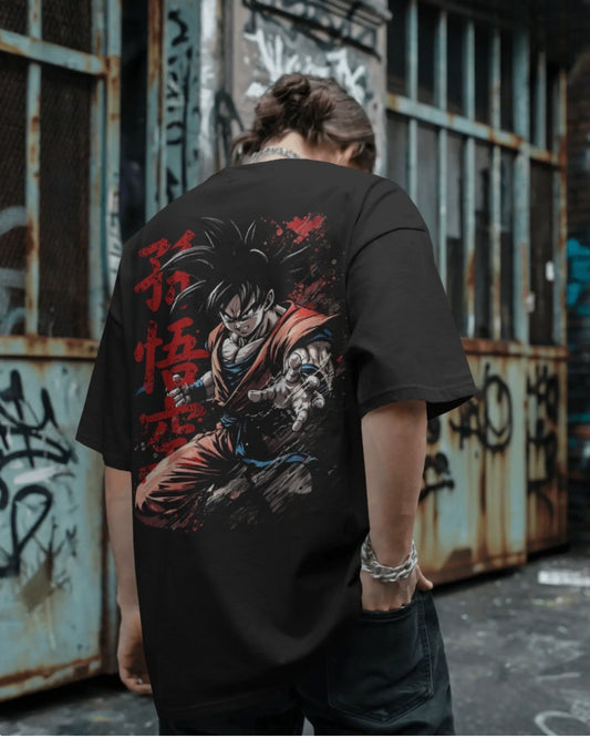 Son Goku Dark Unisex Premium Oversized T-Shirt