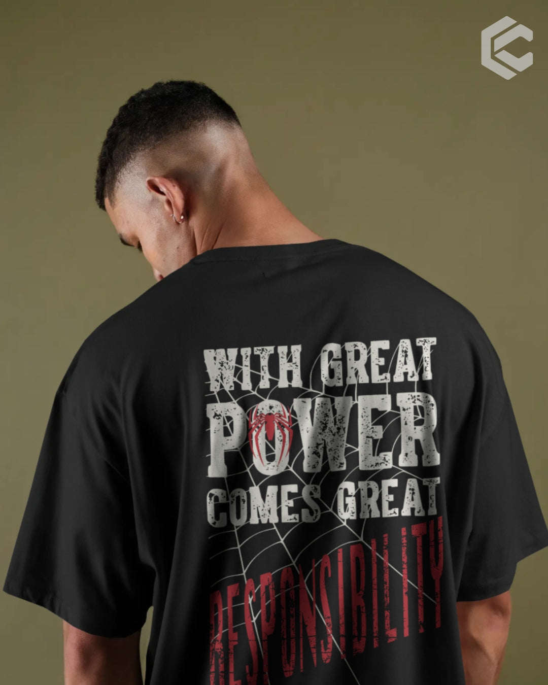 Spidey Quote Unisex Premium Oversized T-Shirt