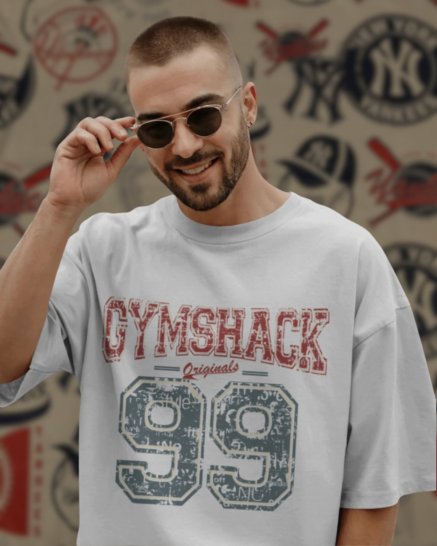 Gymshack 99 Unisex Premium Oversized T-Shirt