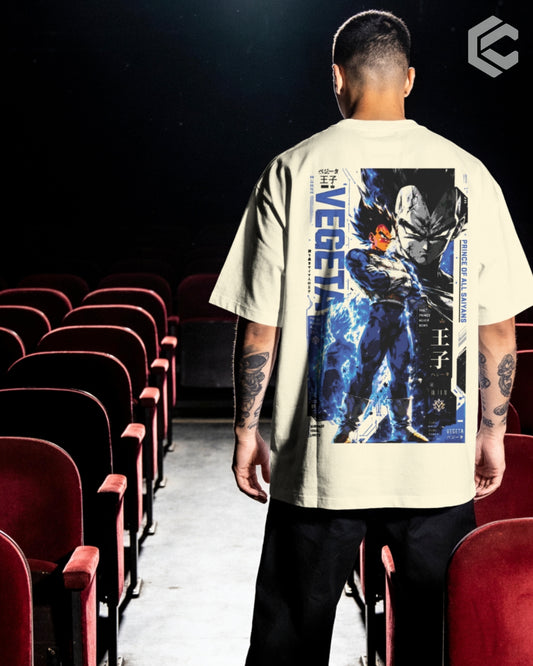 Saiyan Prince Vegeta Unisex Premium Oversized t-shirt