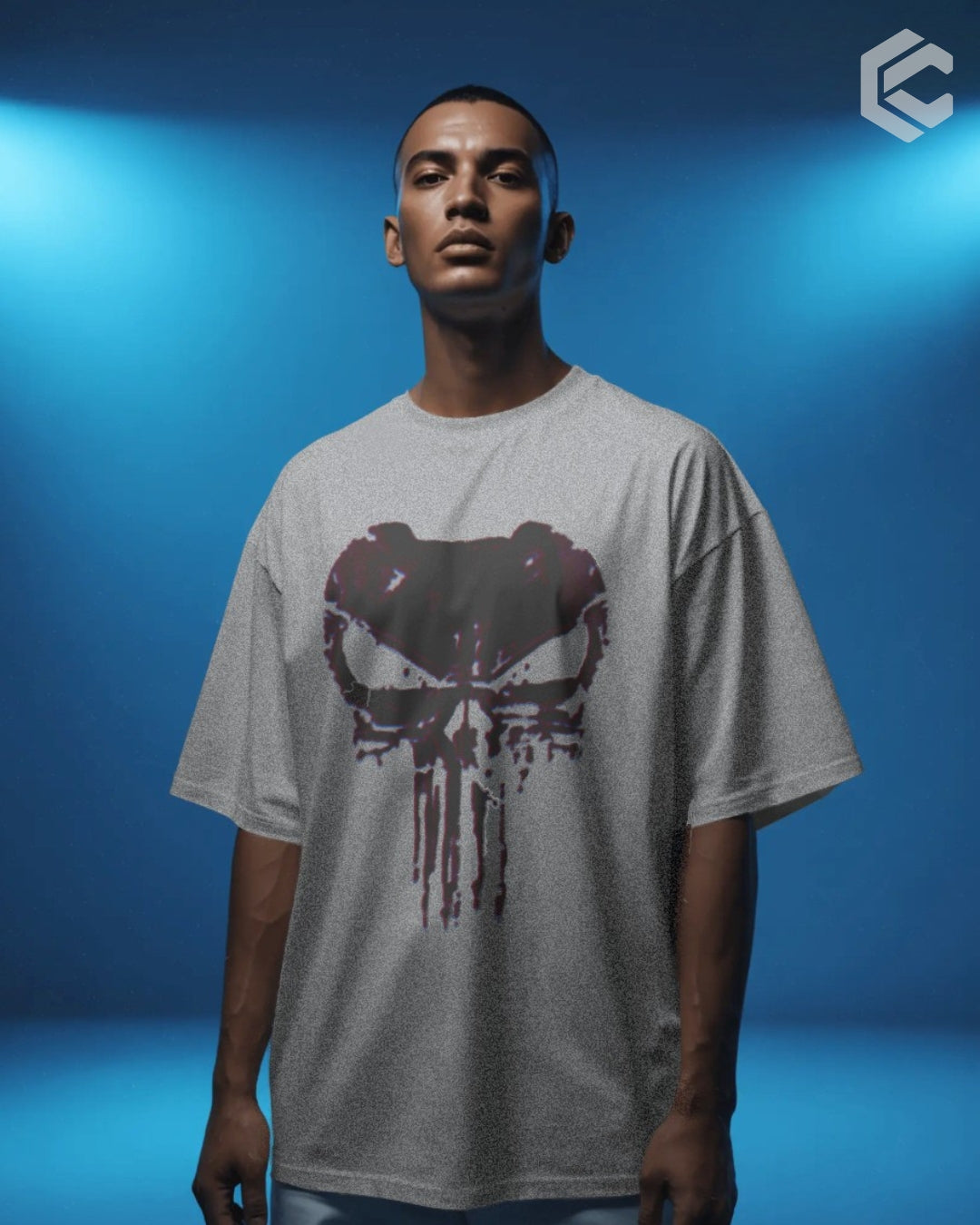 Punisher Darkskull Unisex Premium Oversized T-Shirt