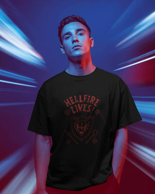 Hellfire Lives Unisex Oversized Classic T-Shirt