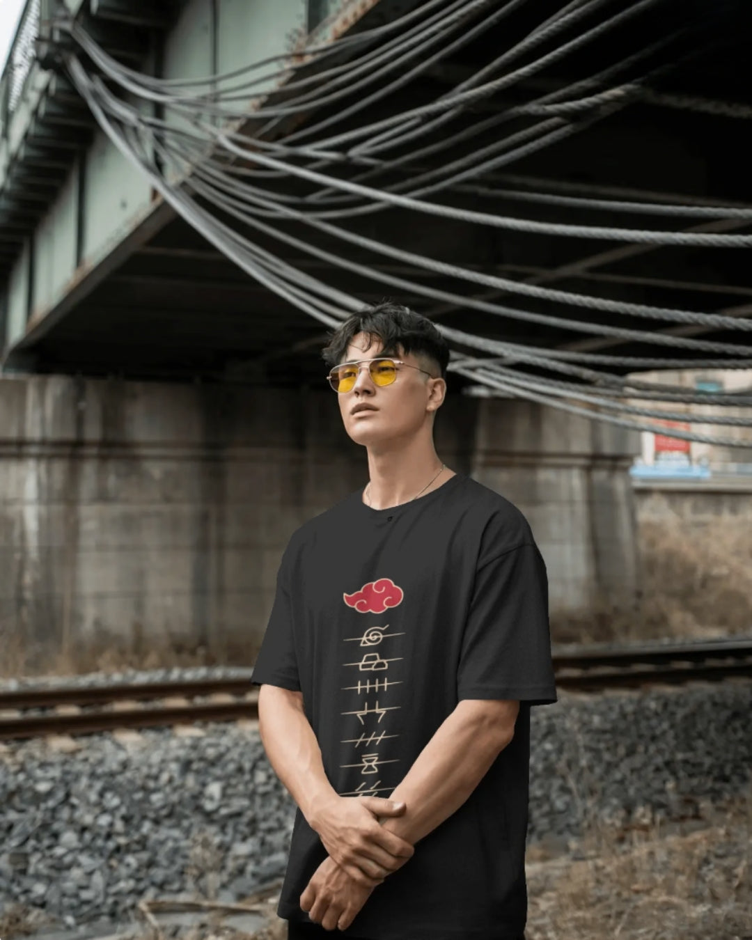 Sasuke Akatsuki Unisex Premium Oversized T-Shirt