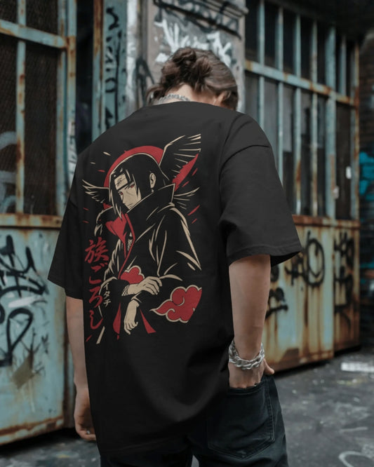 Sasuke Akatsuki Unisex Premium Oversized T-Shirt