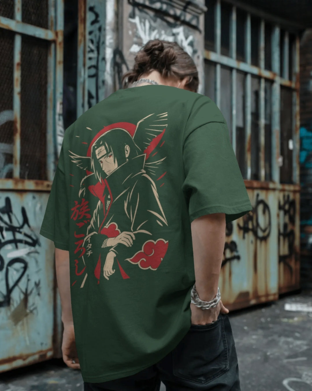 Sasuke Akatsuki Unisex Premium Oversized T-Shirt