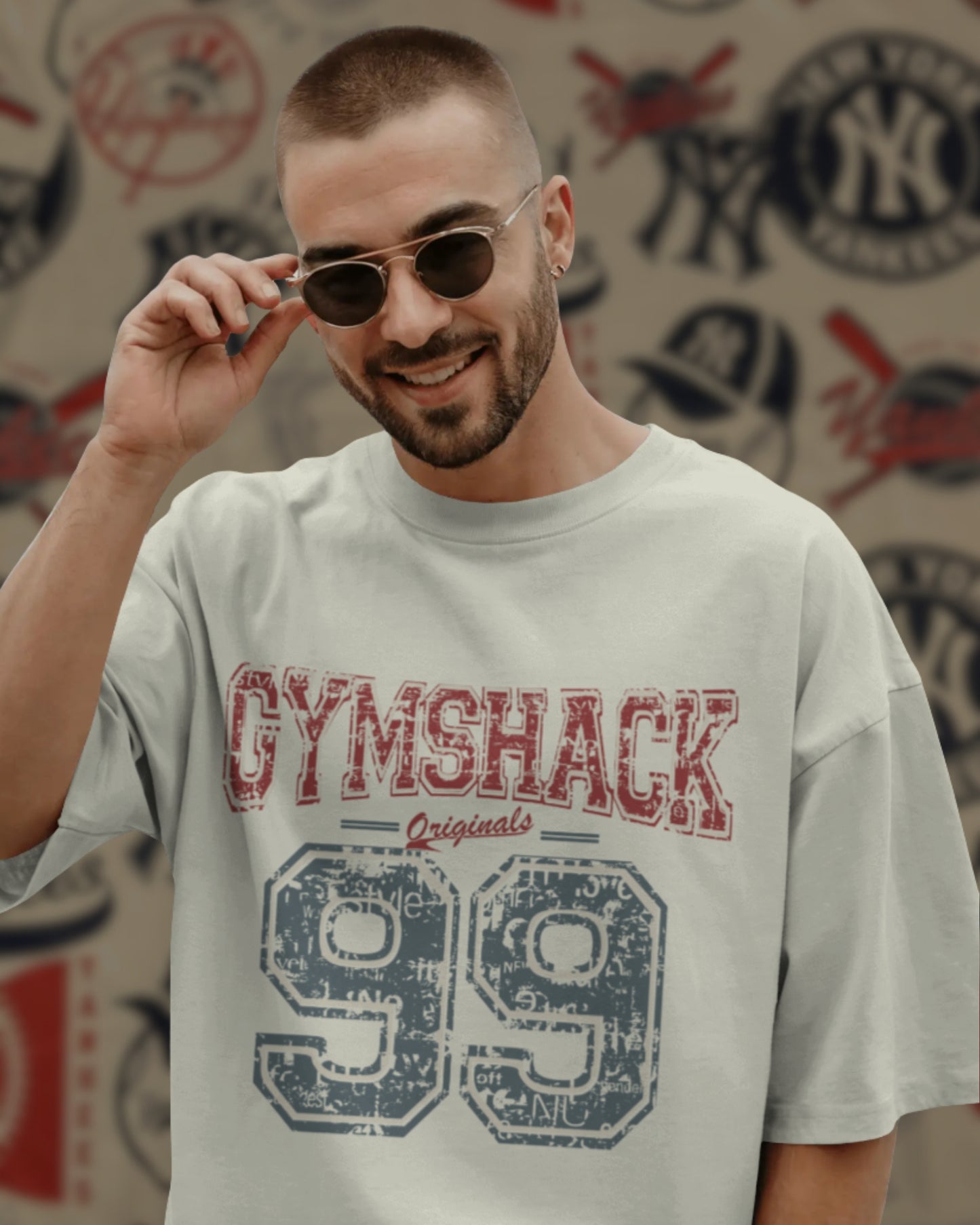 Gymshack 99 Unisex Premium Oversized T-Shirt