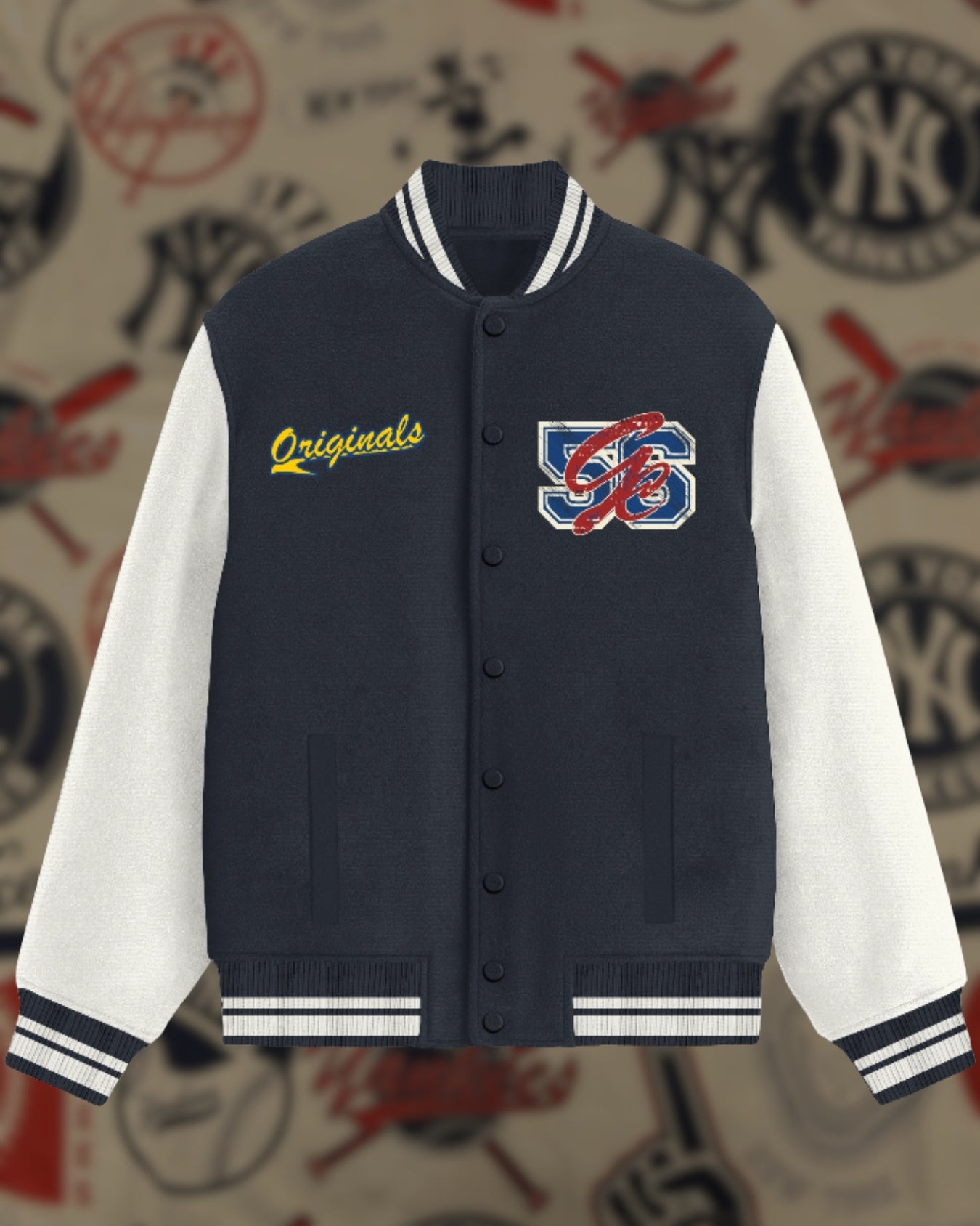 Gains Concept Originals 56 Unisex Varsity Jacket