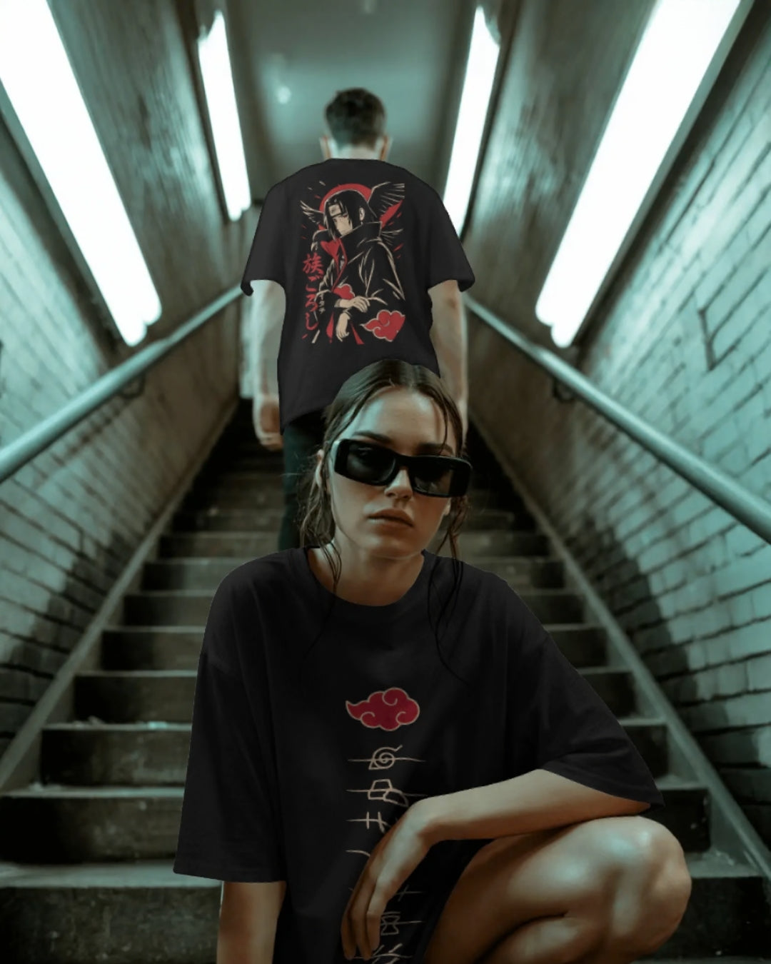 Sasuke Akatsuki Unisex Premium Oversized T-Shirt